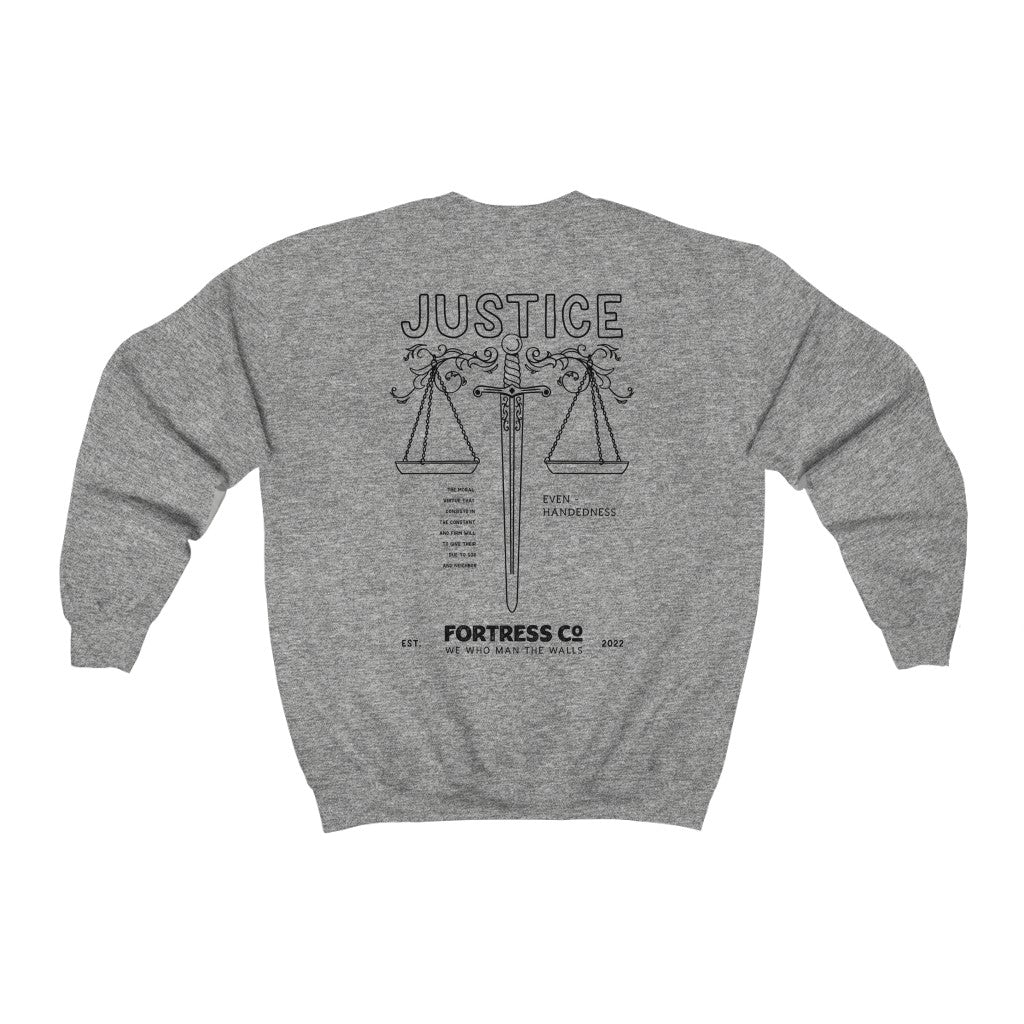 Justice - Unisex Heavy Blend™ Crewneck Sweatshirt