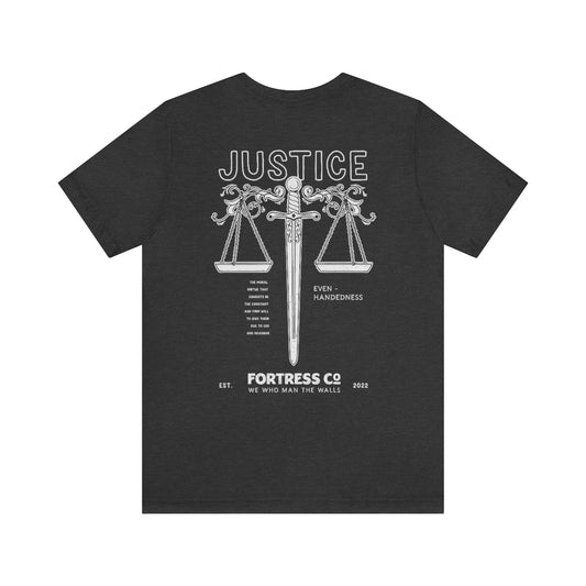 Justice - Unisex Short Sleeve Tee