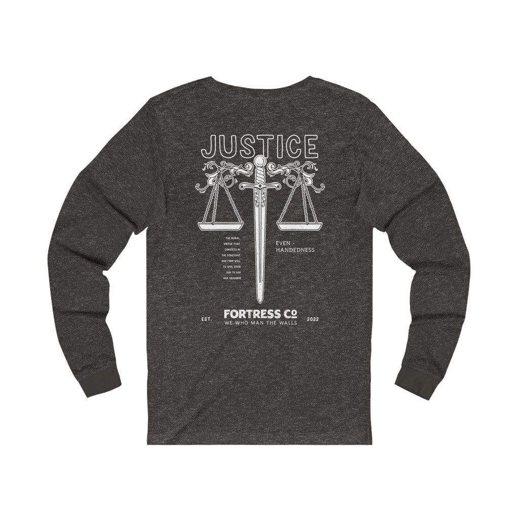 Justice - Unisex Long Sleeve Tee