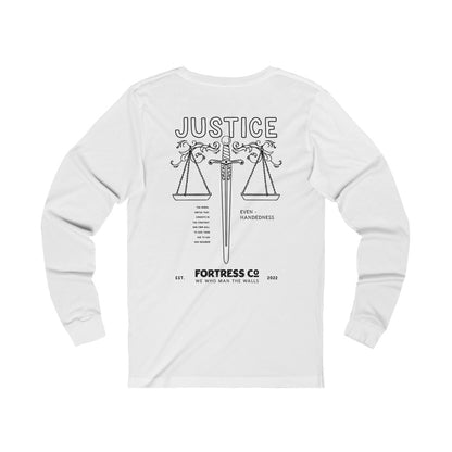 Justice - Unisex Long Sleeve Tee