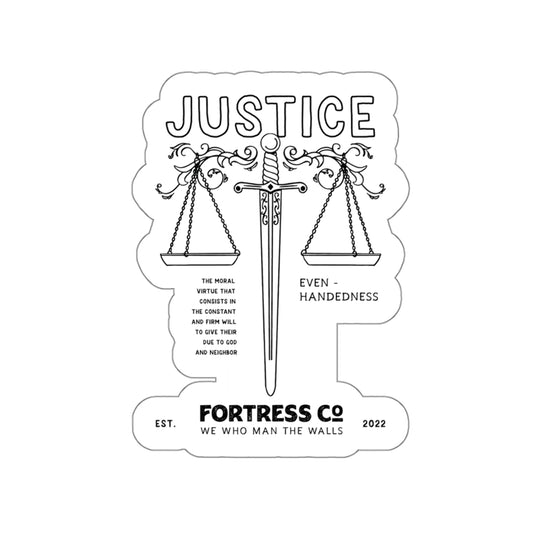 Justice - Sticker