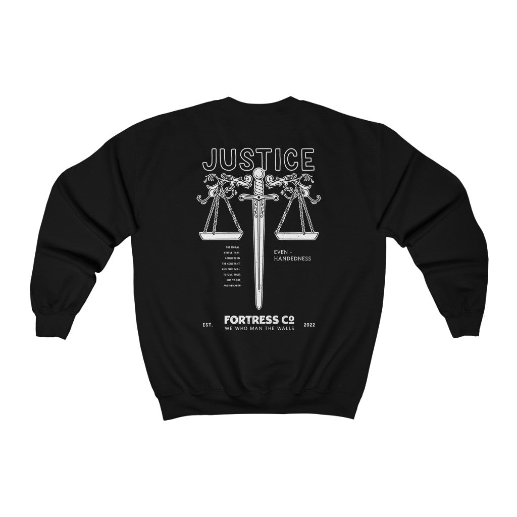 Justice - Unisex Heavy Blend™ Crewneck Sweatshirt