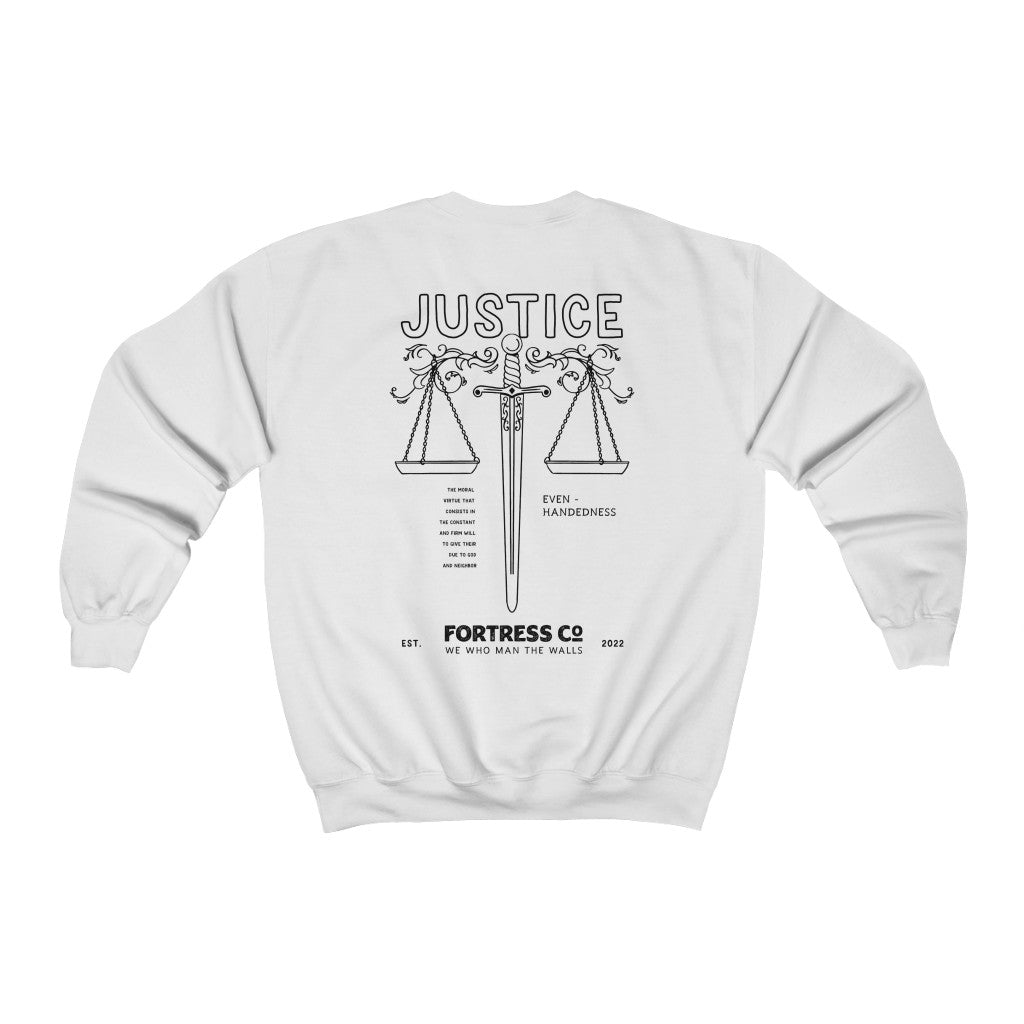 Justice - Unisex Heavy Blend™ Crewneck Sweatshirt