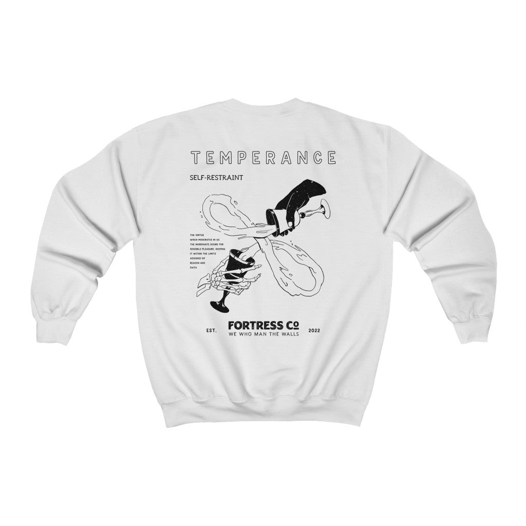 Temperance - Unisex Heavy Blend™ Crewneck Sweatshirt